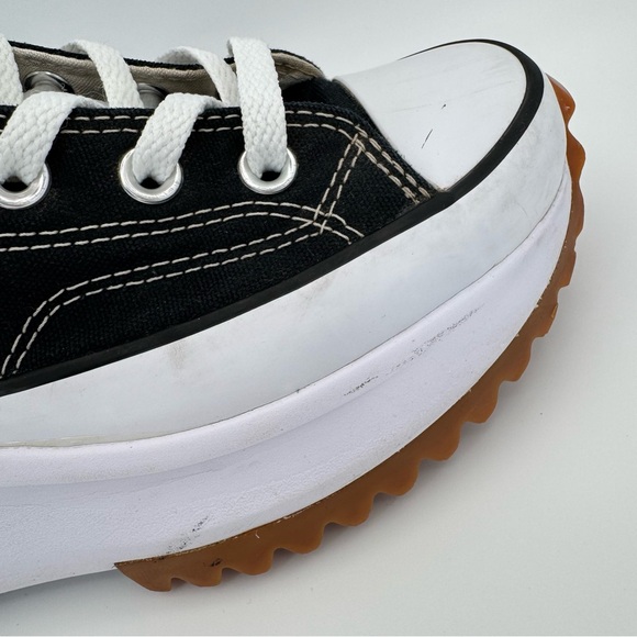 Converse Run Star Hike Canvas Platform Lugged High Top Sneakers Black W 7.5 M 6 - Picture 11 of 15